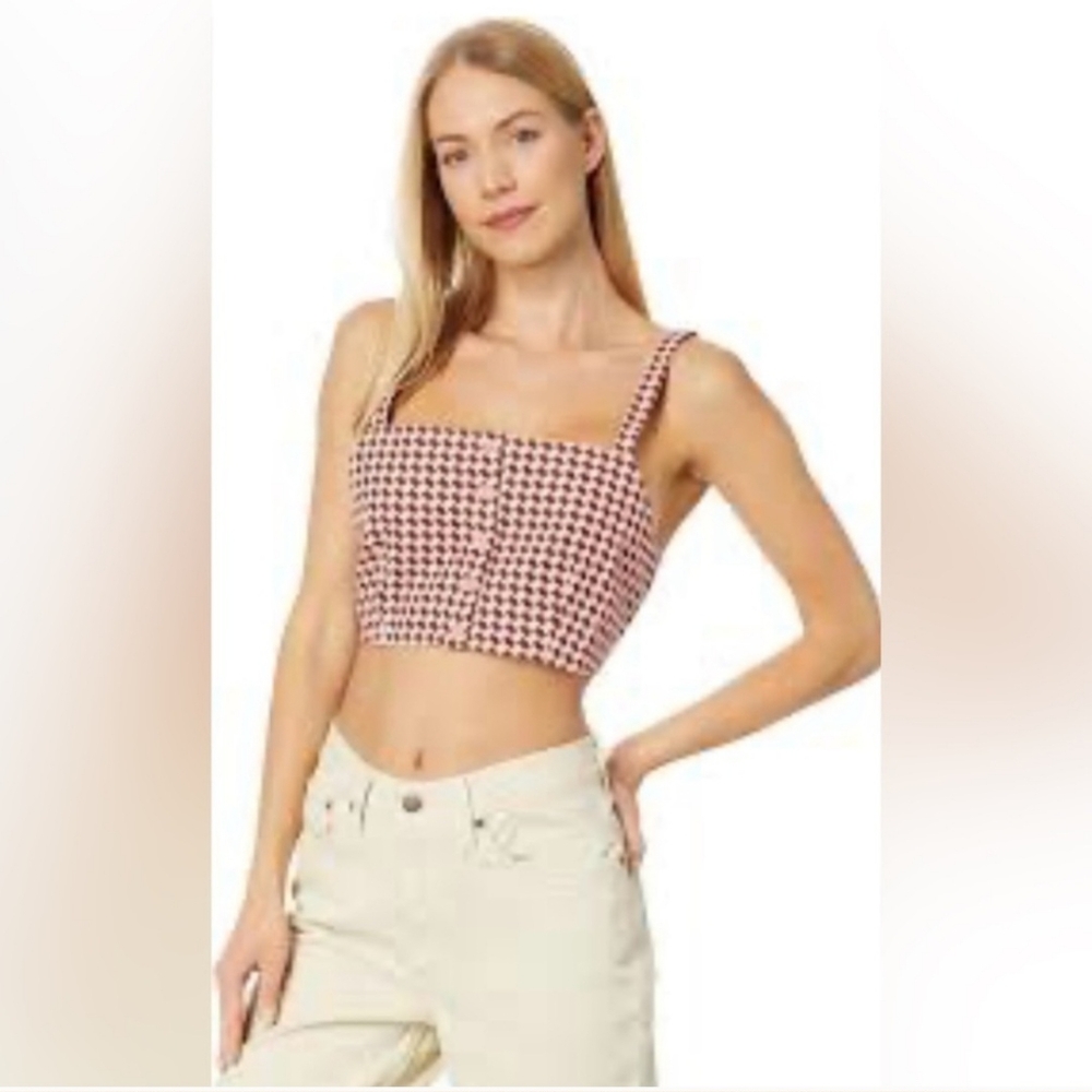 NWT Levi's Nadia Crop Top Size L - Picture 2 of 13